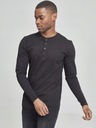 Dlhý rukáv TB276 Henley Black Urban Classics 2XL