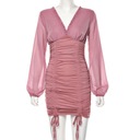 ЭЛЕГАНТНОЕ МИНИ-ПЛАТЬЕ, РЯБКИ, РАЗНЫЕ ЦВЕТА