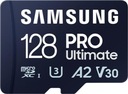 Samsung Ultimate microSDXC 128GB UHS-I U3 [Zapis 130MB/s Odczyt 200MB/s] + Kod producenta MB-MY128SB/WW