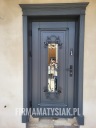 ВНЕШНИЕ ДЕРЕВЯННЫЕ ДВЕРИ, графит, СЕТОЧНЫЙ УЗОР
