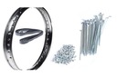 ДИСКИ ДИСКИ 1.85-18 WSK 125 175 + ХРОМИРОВАННЫЕ СПИЦЫ