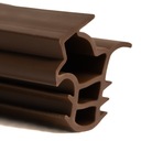 USZCZELKA DO DRZWI ZEWNĘTRZNYCH JASNA BRĄZOWA GRUBA 5 mb