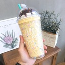 Lovely Bear Crushed Ice Cup, Creative Double Plastic Cup, Portable, Office