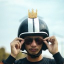 GOLD CORONA NA HELMET MOTORCYCLE – STYLIZED DECOR / DEKORACJA ZELAZNA  photo 13