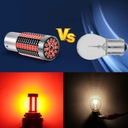 LUZ P21W DIODO LUMINOSO LED XSTORM ROJO PIE CAN BA15S 