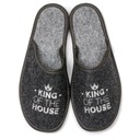 МУЖСКИЕ ВОЙЛОЧНЫЕ ТАПОЧКИ KING KING OF THE HOME Slippers
