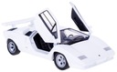 LAMBORGHINI COUNTACH LP 500S МОДЕЛЬ WELLY 1:34 БЕЛЫЙ