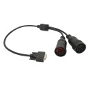 ADAPTATEUR CÂBLES DIAGNOSTYCZNEGO 14PIN 9PIN 457-6114 CAOUTCHOUC ABS HAUTEUR F9photo 5