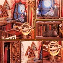 Domček Book Nook Spoločná izba Škola mágie CuteBee Kúzlo Potter 3D kniha Značka Habarri