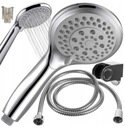 ДУШЕВОЙ НАБОР ЭКОНОМИЧНАЯ ДУШЕВАЯ РУЧКА 5F + ШЛАНГ + ХРОМИРОВАННАЯ РУЧКА