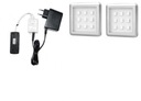 2-точечная светодиодная подсветка SQUARE RGB + пульт дистанционного управления