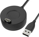 Зарядная док-станция с USB-кабелем - черная