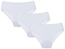 Figi damskie bawełniane białe 3-pak MORAJ - M