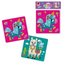 ПЕННЫЙ ПАЗЛ 2 В 1 ЕДИНОРОГ-ЛАМА ДЛЯ МАЛЕНЬКИХ РОТЕР КАФЕР ПАЗЛ