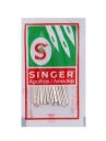 ИГЛЫ SINGER ПОЛУПЛОСКИЕ №80/11 ДЛЯ МАШИН 10 ШТ.