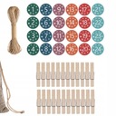 KALENDARZ ADWENTOWY DIY WORECZKI JUTOWE W GWIAZDKI