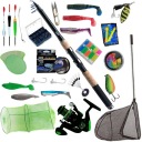 Комплект удочки JAXON 2.4 P, спиннинг и поплавок