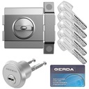 Замок Gerda ZX1000 графитовый, сертифицированный.