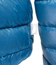 Pánska páperová bunda Bergson SOLVORN Midnight Blue veľkosť XL Dĺžka k bokom