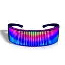 OKULARY LED BLUETOOTH KOLOROWE ŚWIATŁO DLA PARTY