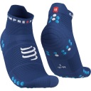 COMPRESSPORT Короткі шкарпетки для бігу sodalite/fluo blue розмір 42-44
