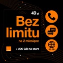 Уникальная SIM-карта ORANGE STARTER 49 злотых – 2 месяца БЕЗЛИМИТ + Интернет