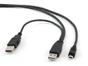 КАБЕЛЬ 2X USB 2.0 — Mini USB 50 СМ