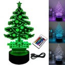 УКРАШЕНИЕ РОЖДЕСТВЕНСКОЙ ЕЛКИ 3D LED RGB ЦВЕТА ПУЛЬТ ДУ
