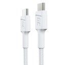 Белый кабель 60 Вт USB-C — USB-C Type C PD-кабель 30 см для зарядного устройства телефона