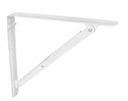 УГЛОВАЯ ОПОРА СКЛАДНАЯ СТАЛЬНАЯ 300x300 БЕЛАЯ