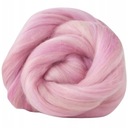 Камвольная шерсть для валяния 100г 4м Розовый - Конфетный меланж