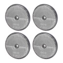 4PCS SAFETY ODTWARZACZE ЧЕРВОНІ КРУГЛІ 72 MM DIA Z БОЛТ DO XR  (17811885439) фото min 9