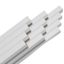 Stegu Настенные планки, 12 шт., Белый 3D, 275 см