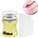 БОЛЬШОЙ ГЕЛЕВЫЙ ШТАМП ДЛЯ НОГТЕЙ + ЗОЛОТЫЕ ЦАРАПИНЫ