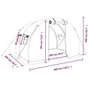 SZKLARNIA OGRODOWA ZE СТАЛЬНИЙ РАМА БІЛА 6M² 3X2X2M  (18276312995) фото min 12