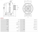 NEUF ALTERNATEUR VERS MERCEDES-BENZ C-CLASS W204 C 220 CDI 4-MATIC AS-PL A3125photo 13