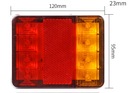 FARO PARTE TRASERA REMOLQUE GEMELA DIODO LUMINOSO LED DIODO LUMINOSO PAR UNIVERSAL 12V-80V 