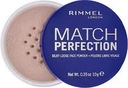 Rimmel Match Perfection рассыпчатая прозрачная пудра 001