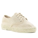 BEŻOWE ESPADRYLE PLATFORMA TENISÓWKI BL1905-8 r.39