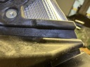 PORSCHE 911 991 GT3 GLISSIÈRE PARE-CHOCS ARRIÈRE PROTECTION THERMIQUE PASSAGE DE ROUE 99150563191photo 10