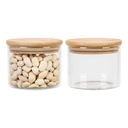 КОНТЕЙНЕР БАНКА СТЕКЛЯННАЯ БАНКА ДЛЯ СПЕЦИЙ ПИЩЕВАЯ СОЛЬ САХАРНИК - 390 мл