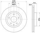 HELLA DISCO DE FRENADO 8DD 355 120-451 