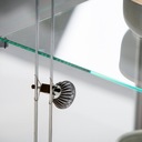 Skrinka so Sklenenými Dvierkami Vitrína na Modely s LED Osvetlením Značka ALBO meble