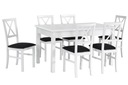 КОМПЛЕКТ Стол+6 стульев! БЕЛЫЙ! ОТЛИЧНОЕ ПРЕДЛОЖЕНИЕ!!