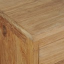 vidaXL Nočný stolík, masívne teakové drevo, 40 x 30 x 50 cm Farba nábytku odtiene ružovej