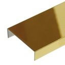 Золотая полоска для плитки, 30мм, нержавеющая сталь, ОСТРАЯ!