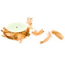 ЗОЛОТАЯ гирлянда из перьев на катушке из проволоки FEATHER