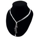 МАЛЕНЬКОЕ ОЖЕРЕЛЬЕ LOVE ИЗ МАТЕРИАЛА ПРЕМИУМ ПЕРСИКОВОЕ СЕРДЦЕ