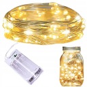 АККУМУЛЯТОРНЫЕ ЛАМПЫ, ТЕПЛЫЙ БЕЛЫЙ НАПРЯЖЕНИЕ, 20 светодиодных проводов