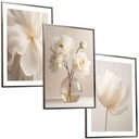 50x40 SET картины на кадре плакаты рама Boho растения цветы природа салон